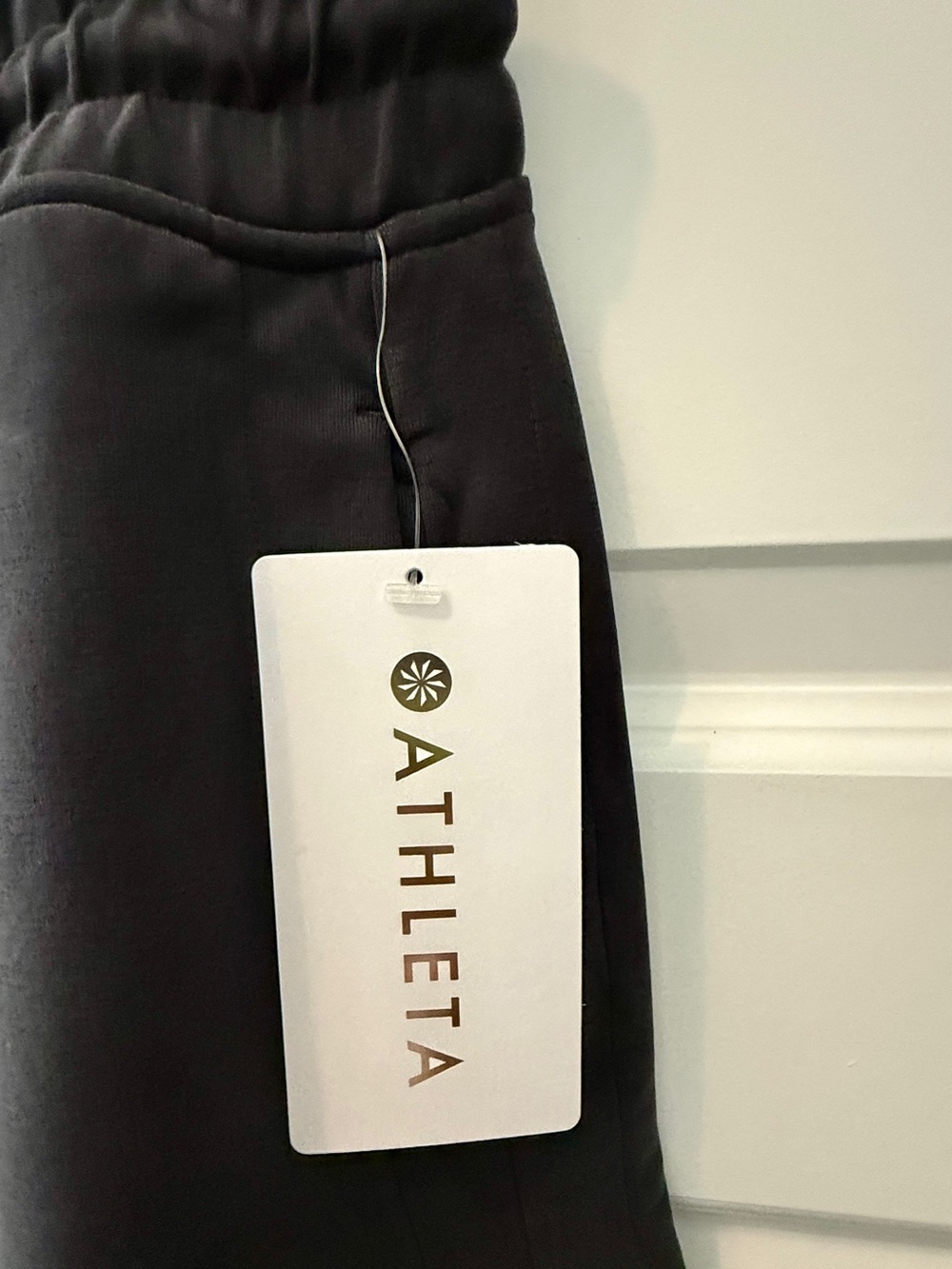 Athleta Charcoal/Black Seasoft Side-Slit Performance Shorts - Picture 9 of 9